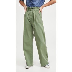 Boyish Green Wide Leg Pants